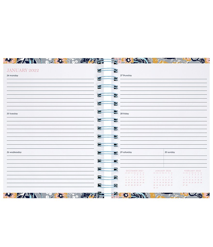 Lilly Pulitzer Cabana Cocktail 17 Month Large Agenda