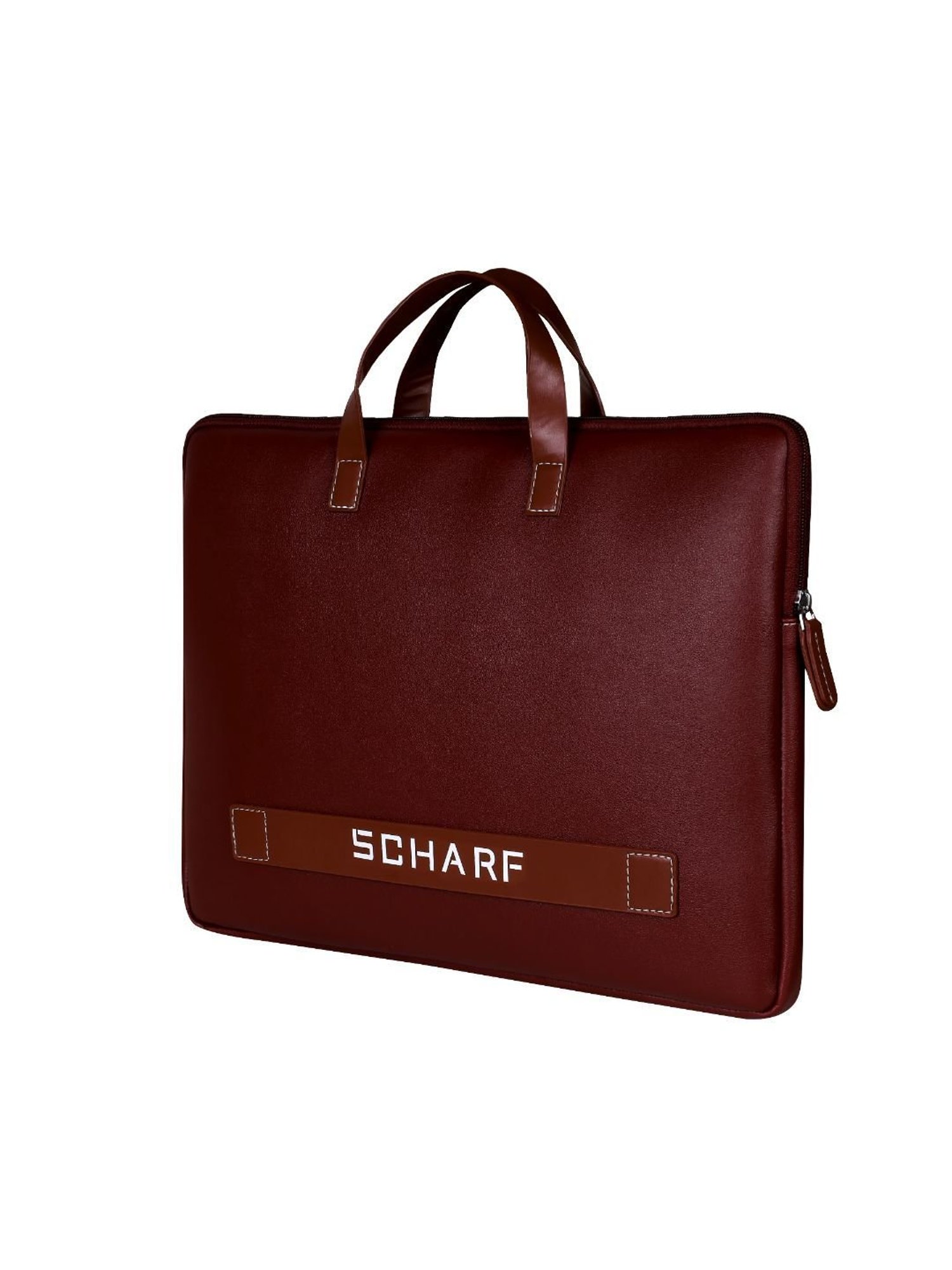 Louis Stitch Brunette Brown Leather Medium Toiletry Pouch