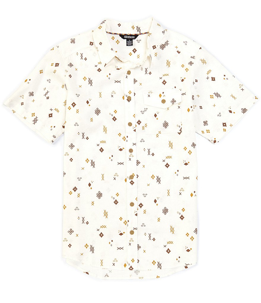 Sherpa Adventure Gear Kiran Solid Stretch Short-Sleeve Woven Shirt