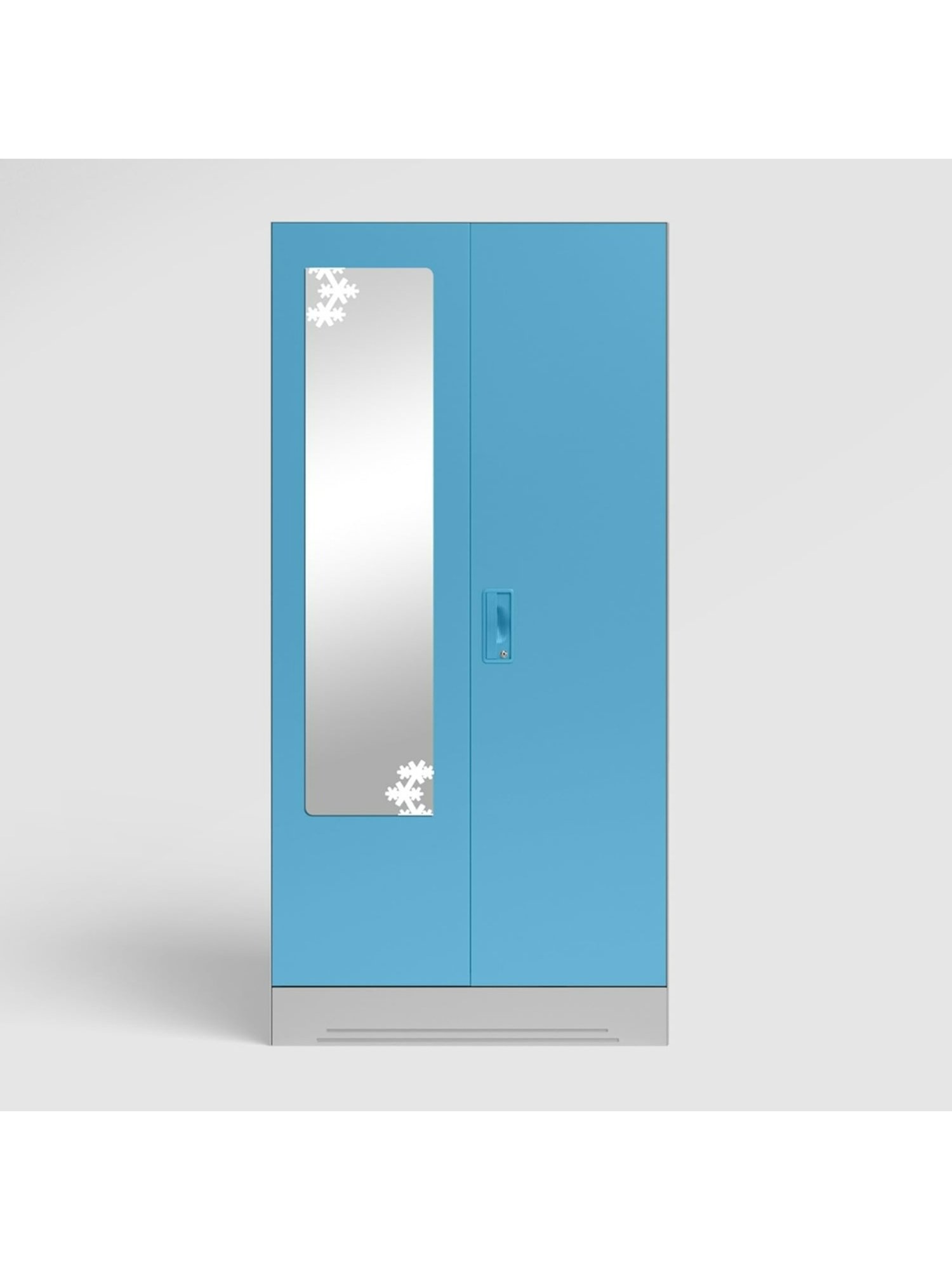 Godrej Interio Ewa Brown Engineered Wood 4 Door Wardrobe