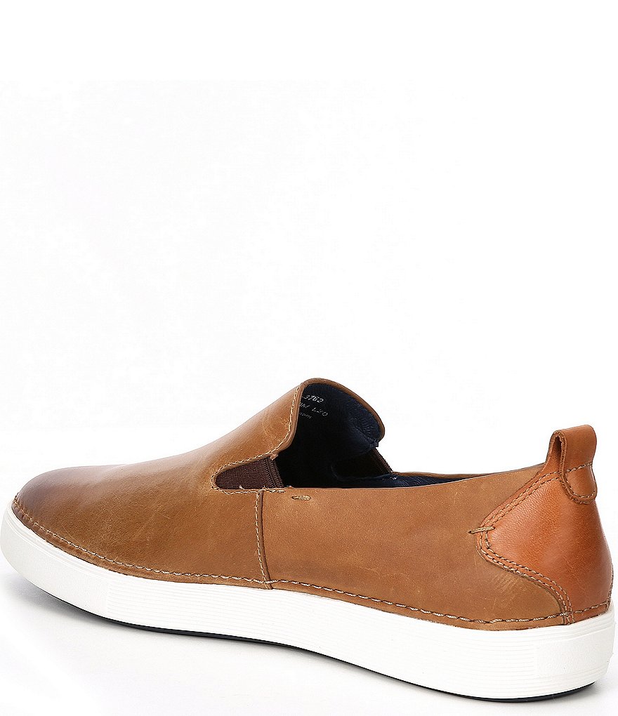 Johnston & Murphy Men's Noah Leather Slip-Ons