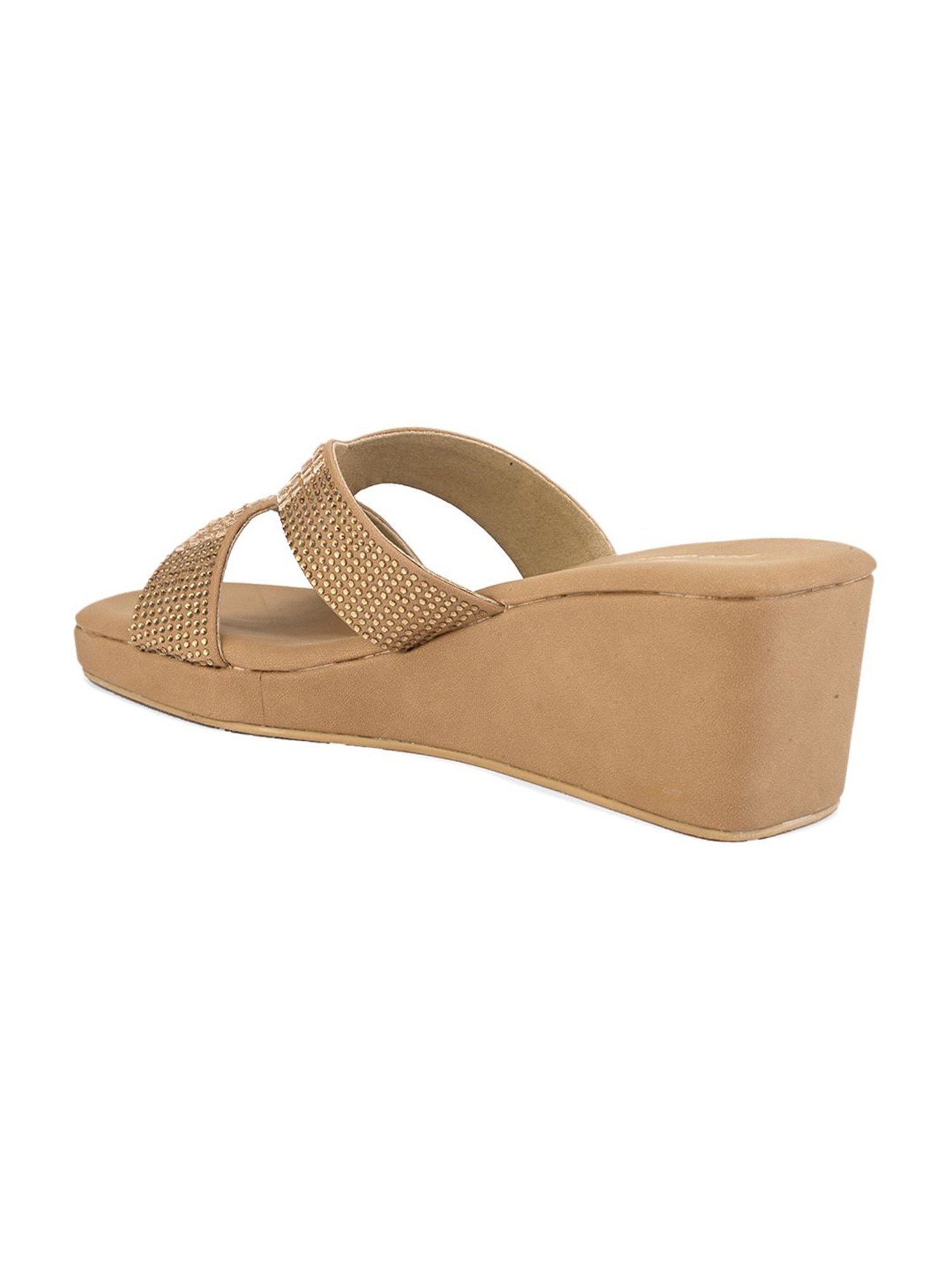 Pelle Albero Women's Tan Ethnic Wedges