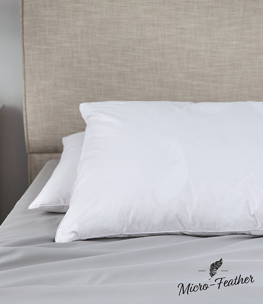 Sensorpedic Micro-Feather Plush Pillow, Set of 2