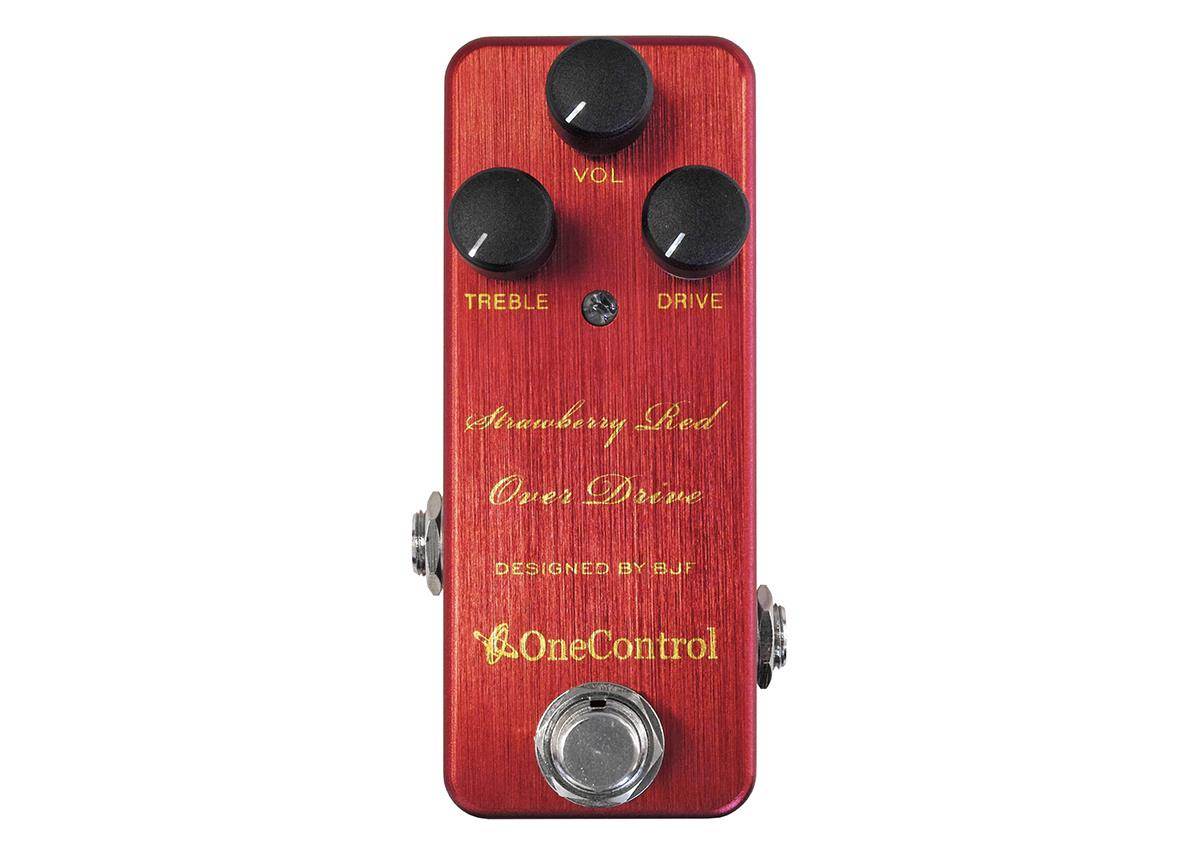 One Control Strawberry Red Overdrive Effects Pedal