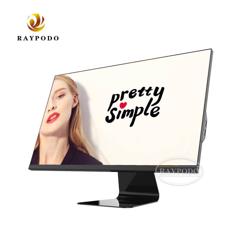 Raypodo 21.5 23.8 inch Frameless FHD All In One computer I3-7100 / I5-7400 / I7-8700 4G+120GB SSD