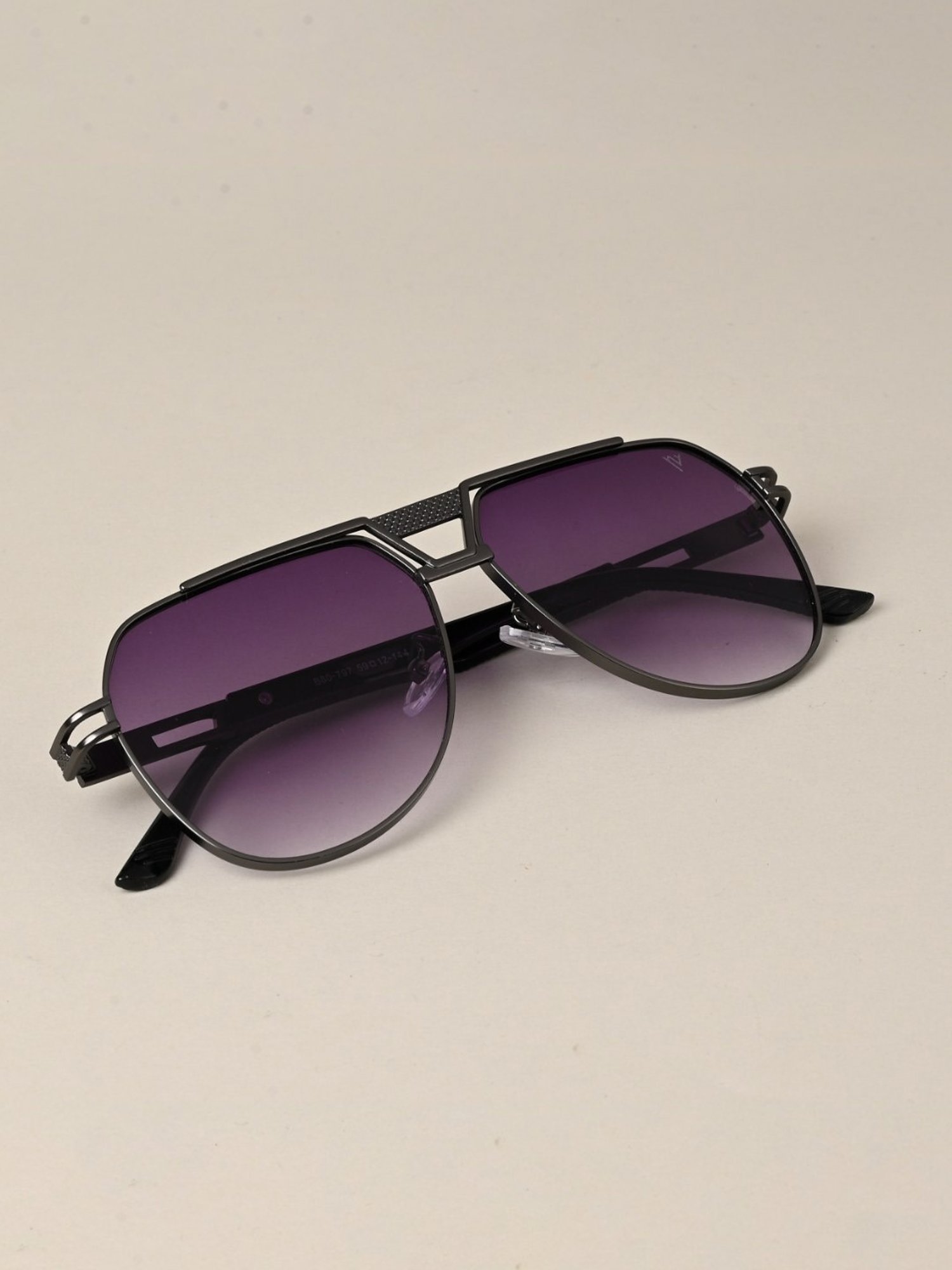 Voyage Purple Aviator UV Protection Unisex Sunglasses