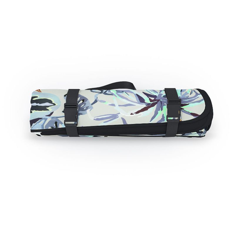 Marta Barragan Camarasa Modern blue jungle Picnic Blanket - Deny Designs