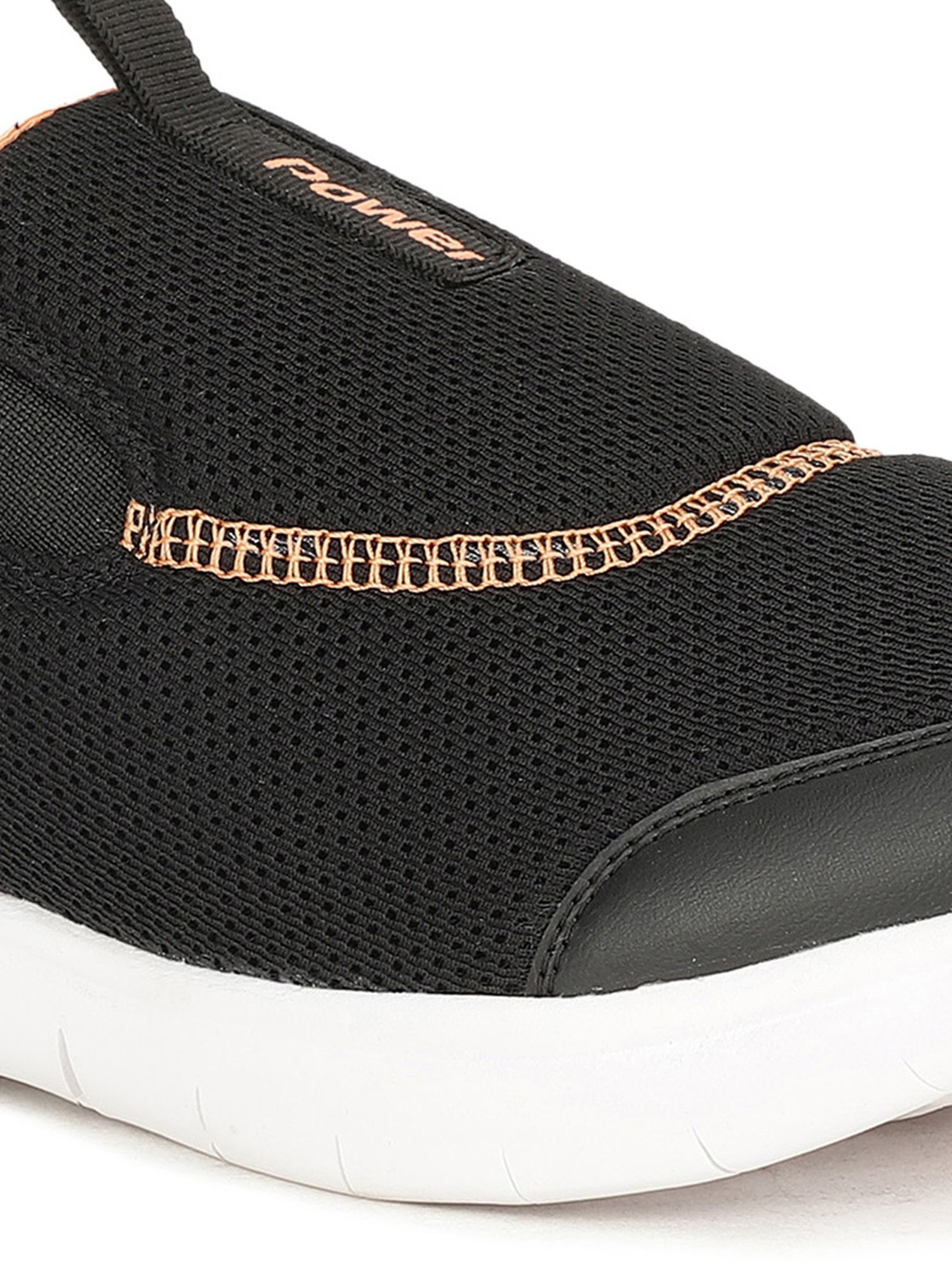 Power by Bata Women's Black Walking Shoes