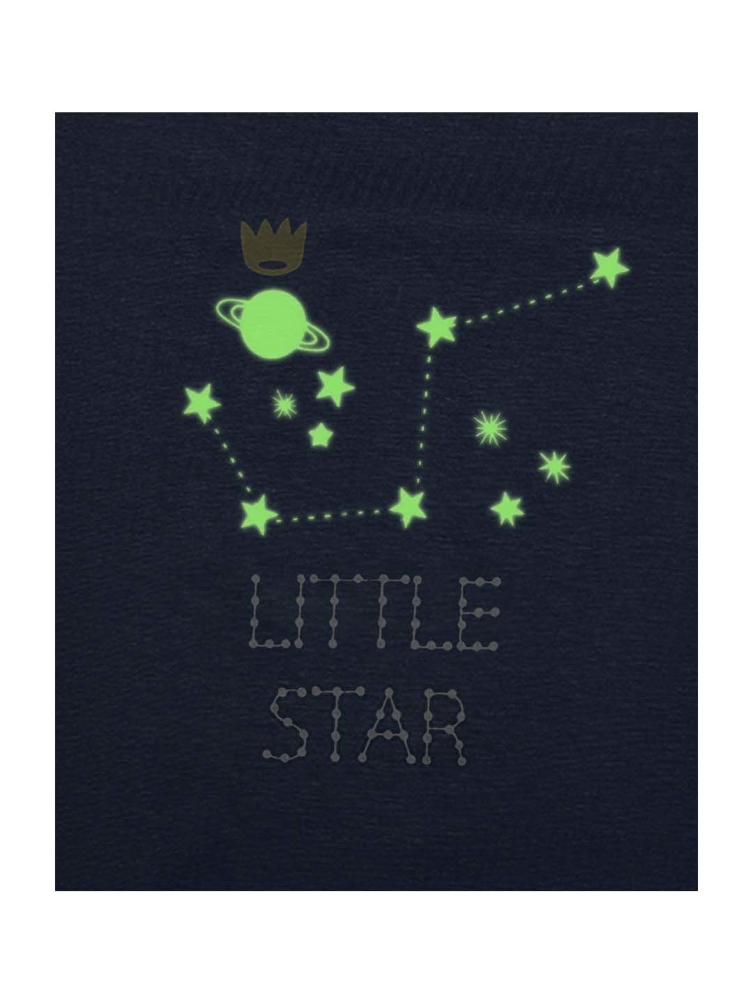 MiArcus Kids Blue & White Cotton Printed T-Shirt