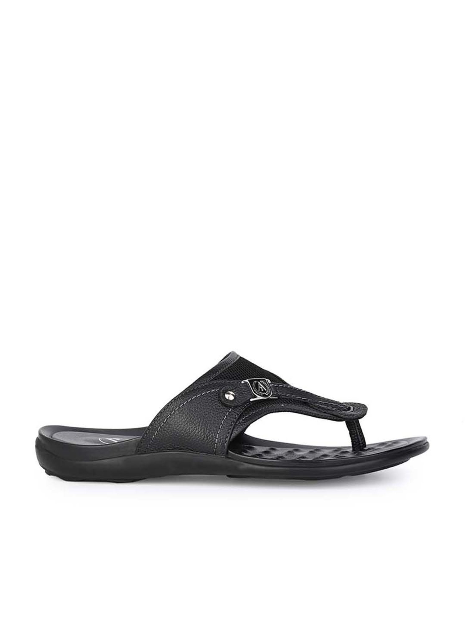 Alberto Torresi 
 Men's Black Thong Sandals