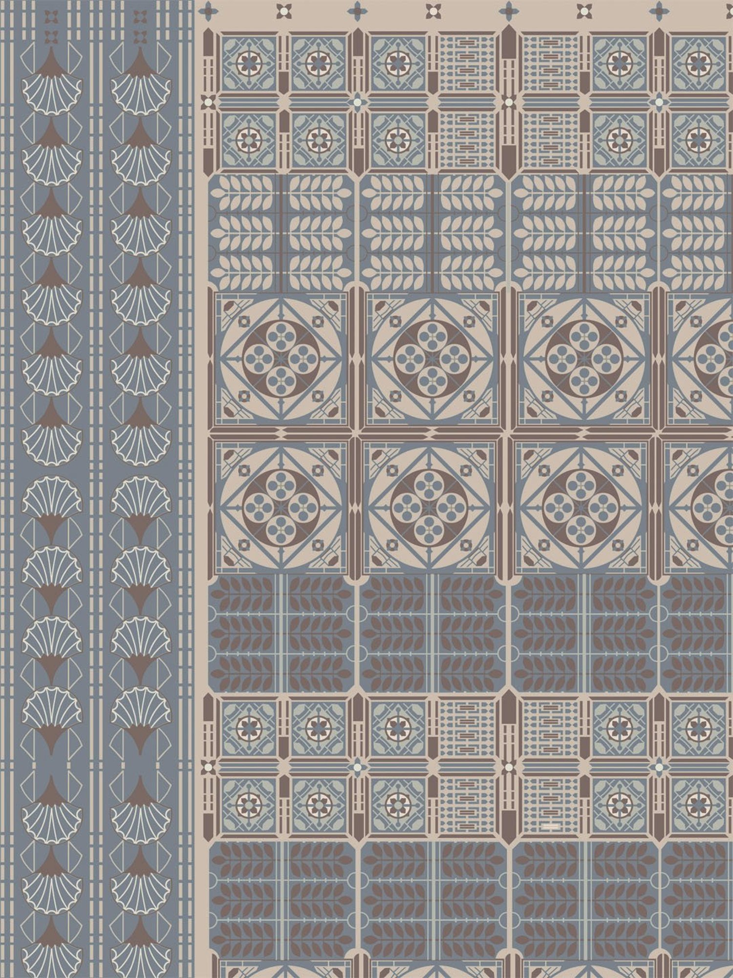 Petal Home Strasbourg Floral Blue 300 TC Cotton Single Bed Sheet with 1 Pillow Cover