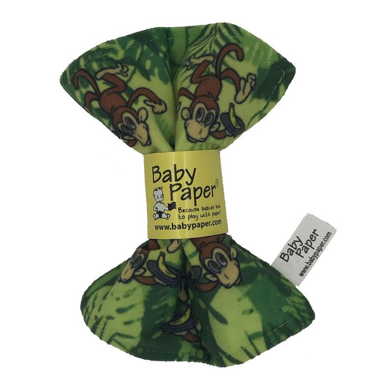 Baby Paper Crinkle Cuddlers Monkey Gift Set - Crinkle Cuddlers Monkey & Jungle Baby Paper