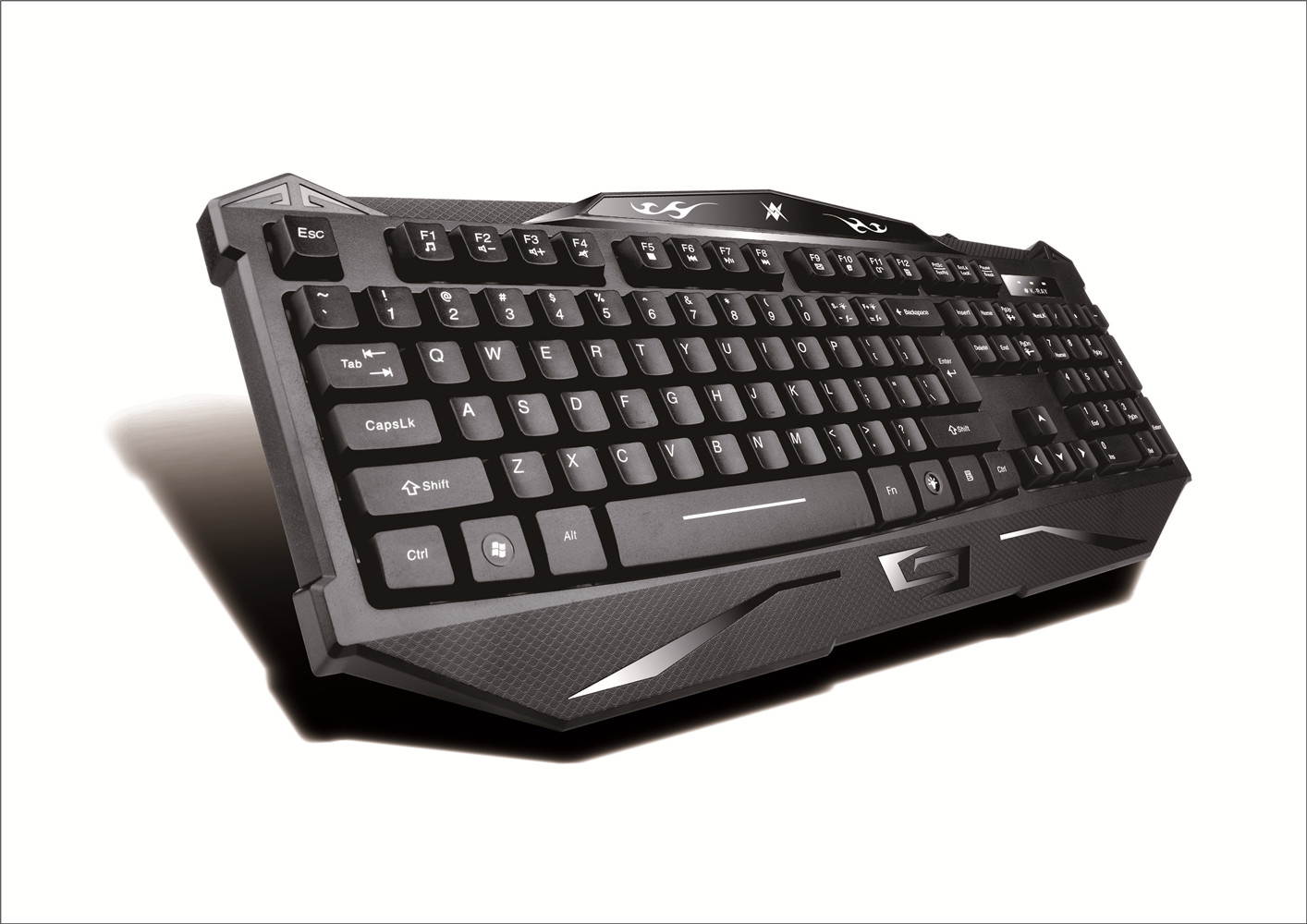 K-RAY K816 Wired Gaming Keyboard with104 Keys, Comfortable Ergonomic Design