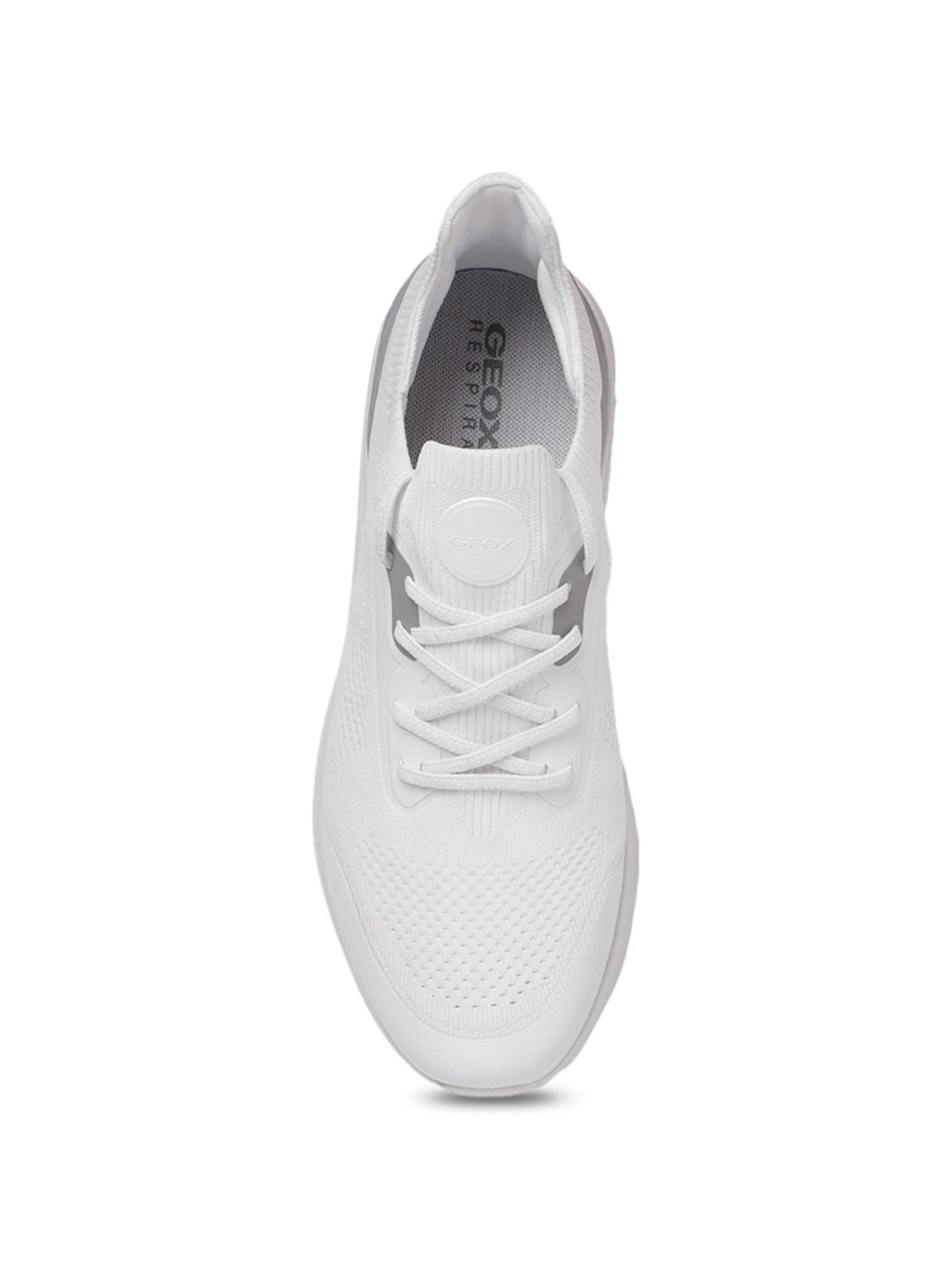 Geox Men's U Spherica Actif White Running Shoes