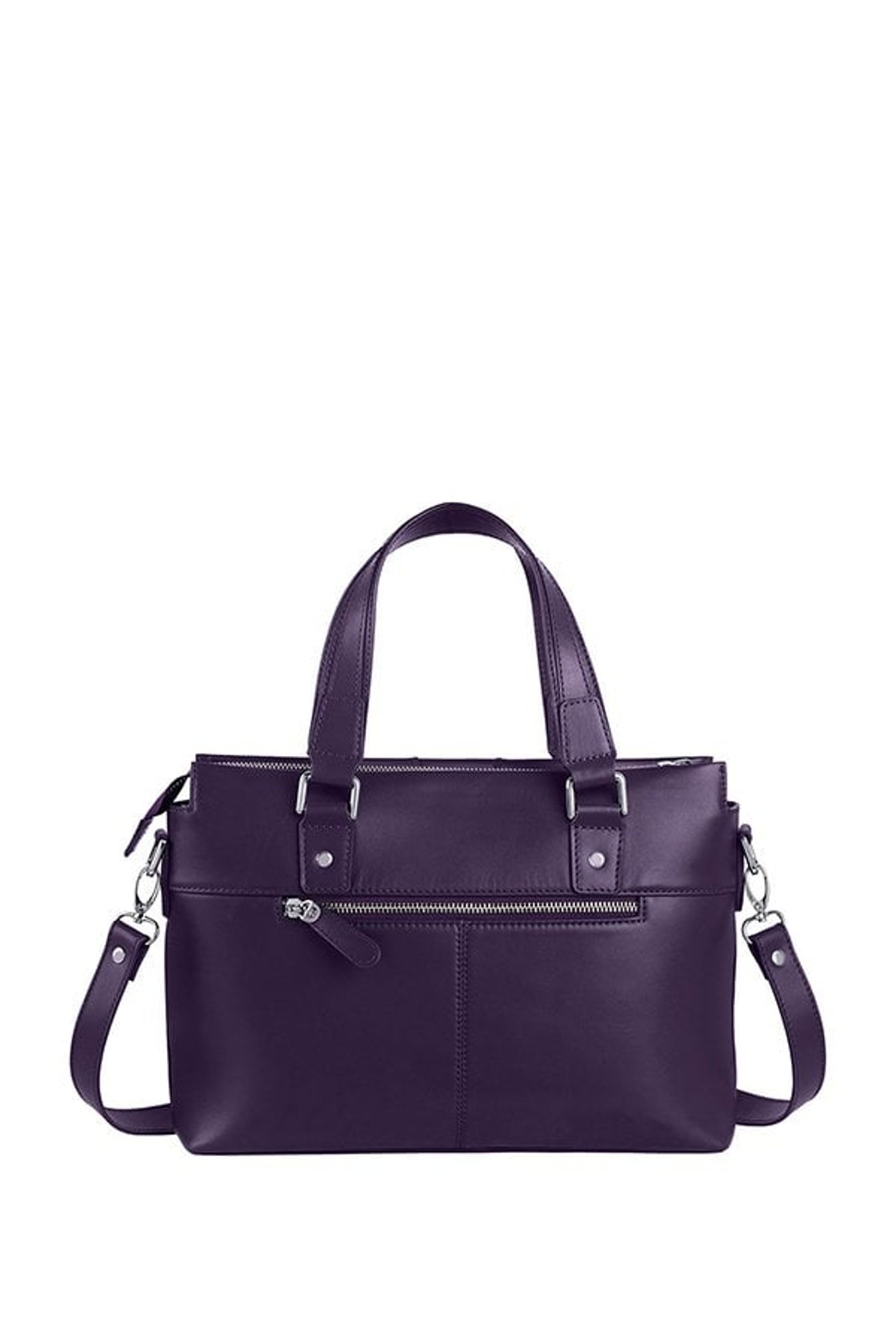 Tohl RP 1 Worth Purple Paneled Leather Handbag
