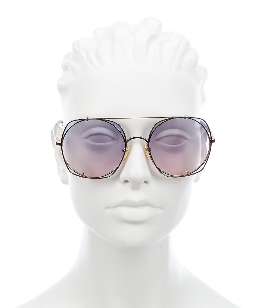 Chloe Women's Ch0042s Rectangular 56mm Sunglasses