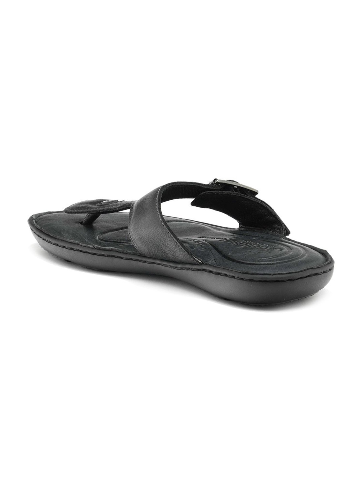 Florsheim Men's Black Thong Sandals