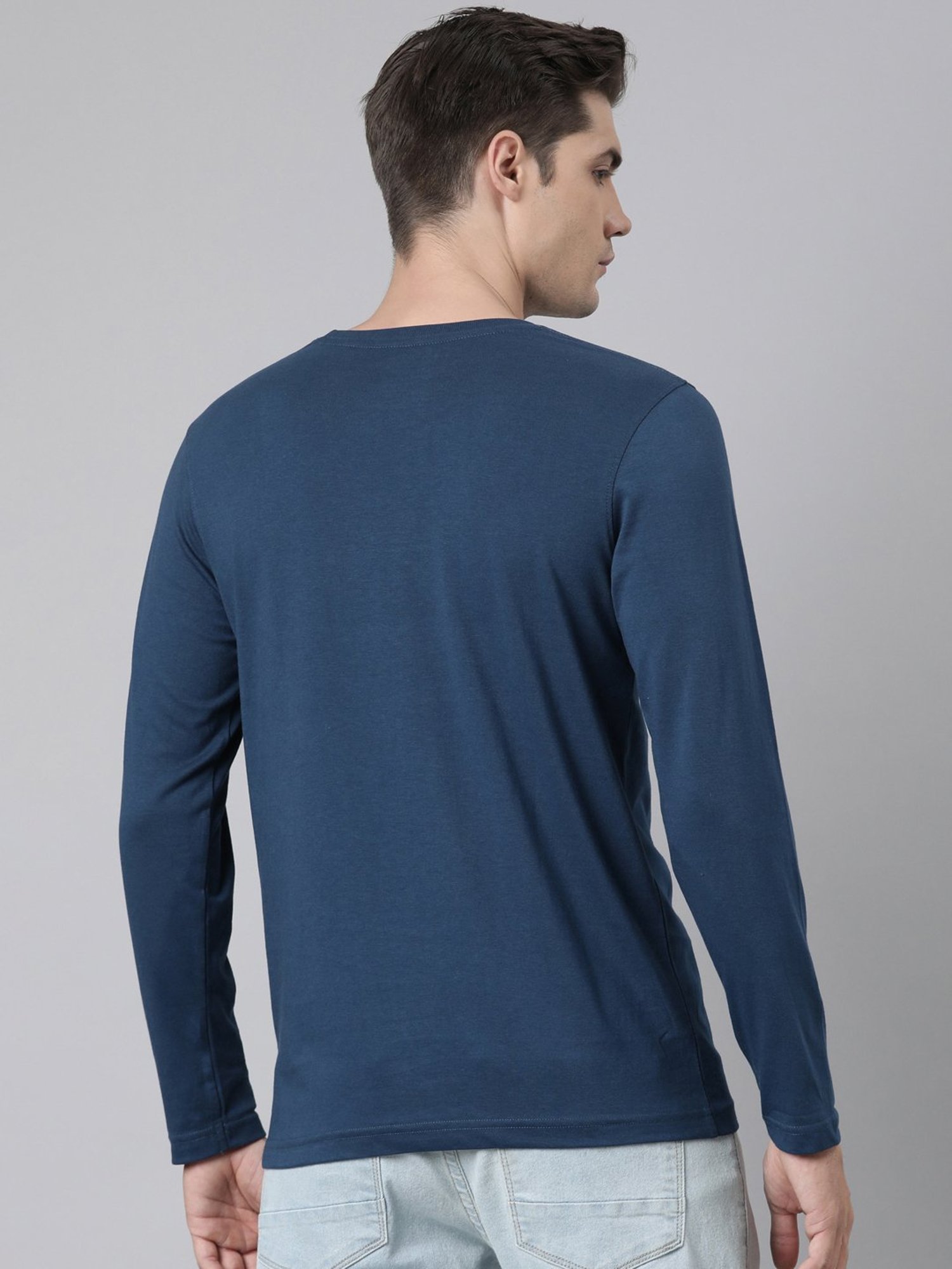 Dixcy Scott Originals Blue Regular Fit Printed Crew T-Shirt