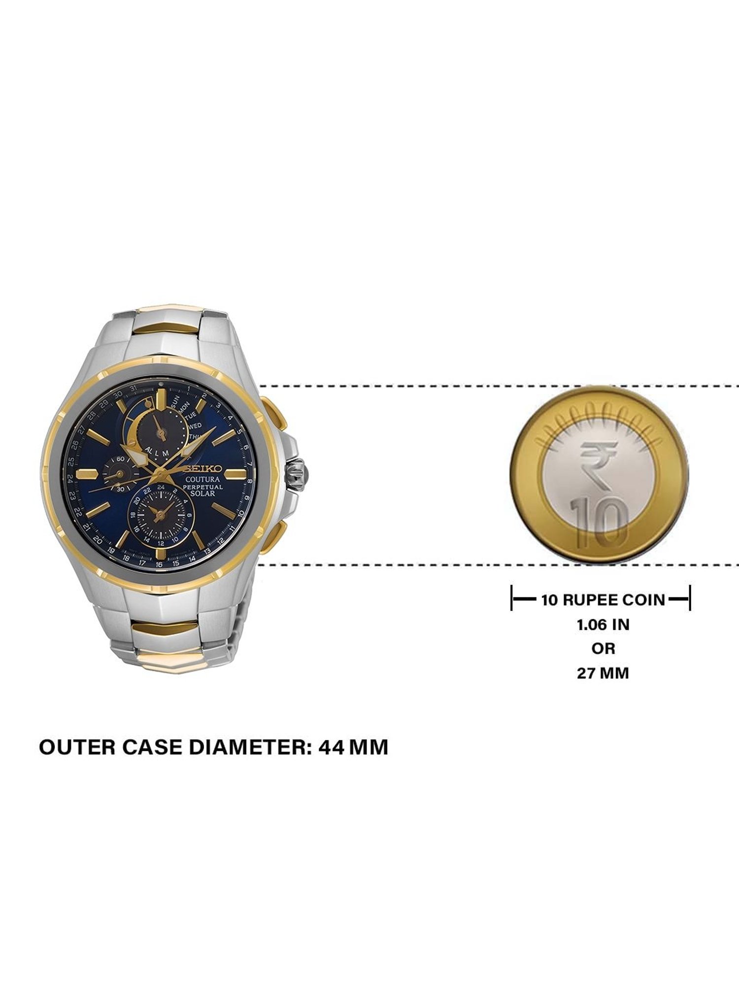 Seiko SSC798P1 Coutura Multifunction Watch for Men