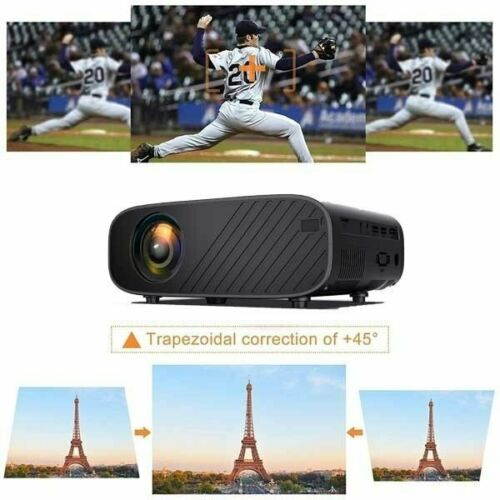 1080P HD WiFi Portable 3D LED Mini Video Projector Home Cinema 23000 Lumens 4K