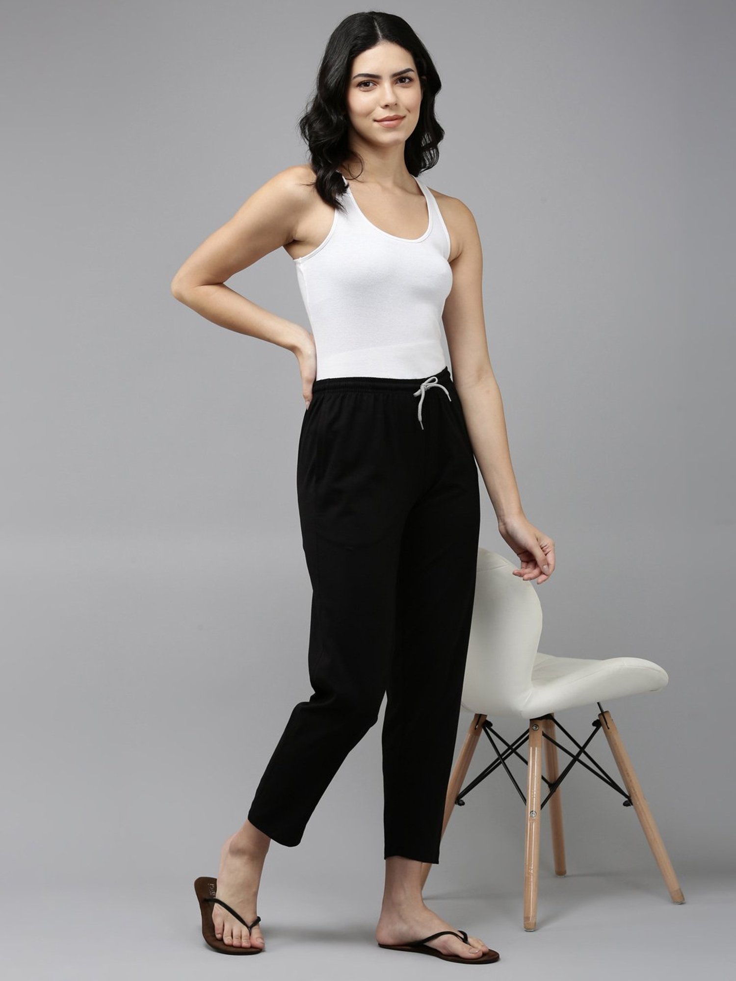 Kryptic Black & Maroon Regular Fit Trackpants (Pack Of 2)