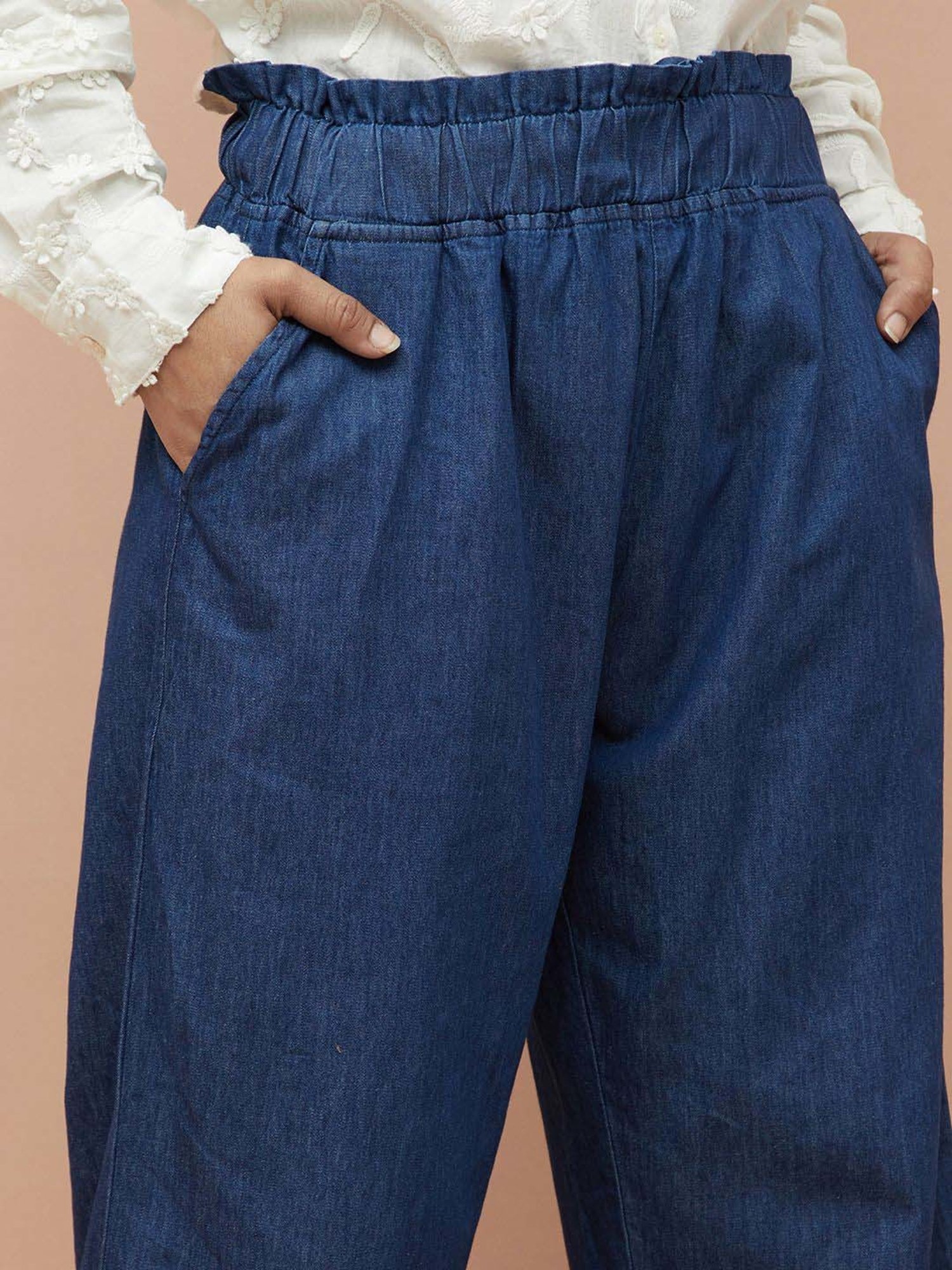 KENDALL + KYLIE Black Mid Rise Bootcut Pants