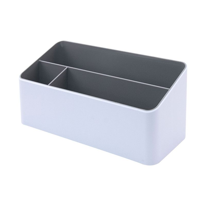 Fusion Desk Valet, White and Gray (37525) 