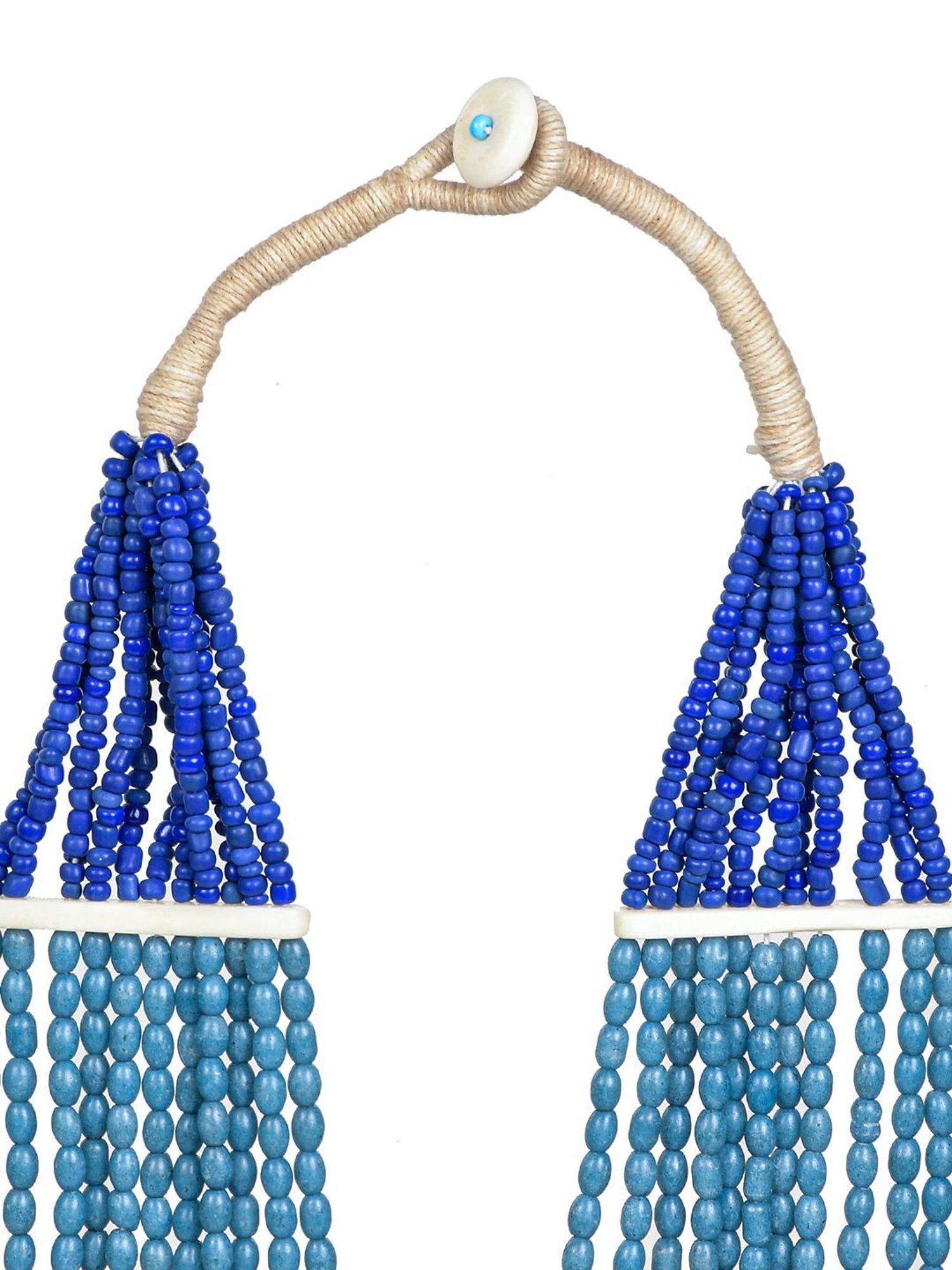 Imli Street Multicolor Vintage Naga Beaded Tribal Necklace