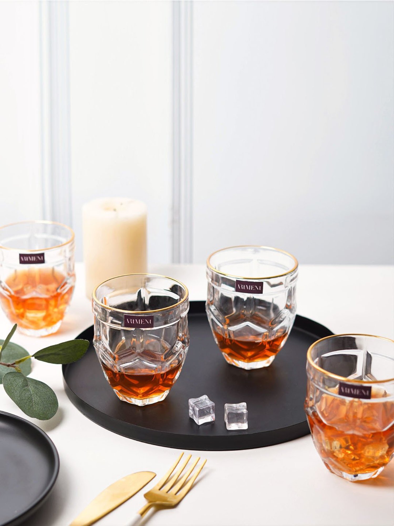 Mikasa Julie Transparent Glass Flute Glass (0.266 L) - Set of 4