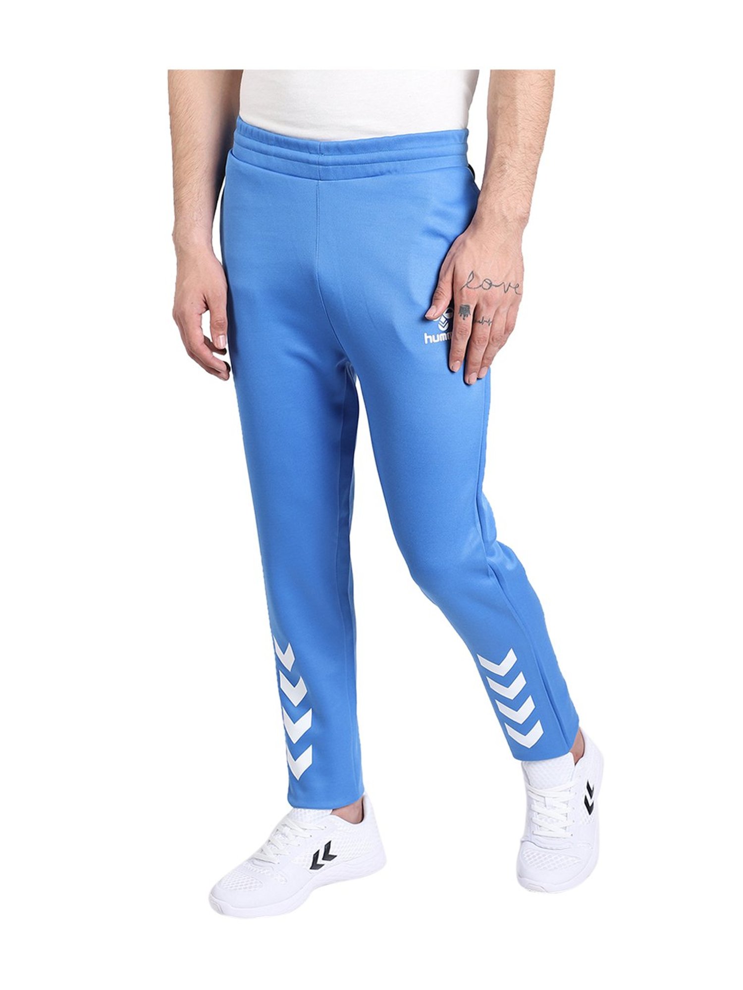 Hummel Blue Regular Fit Track Pants
