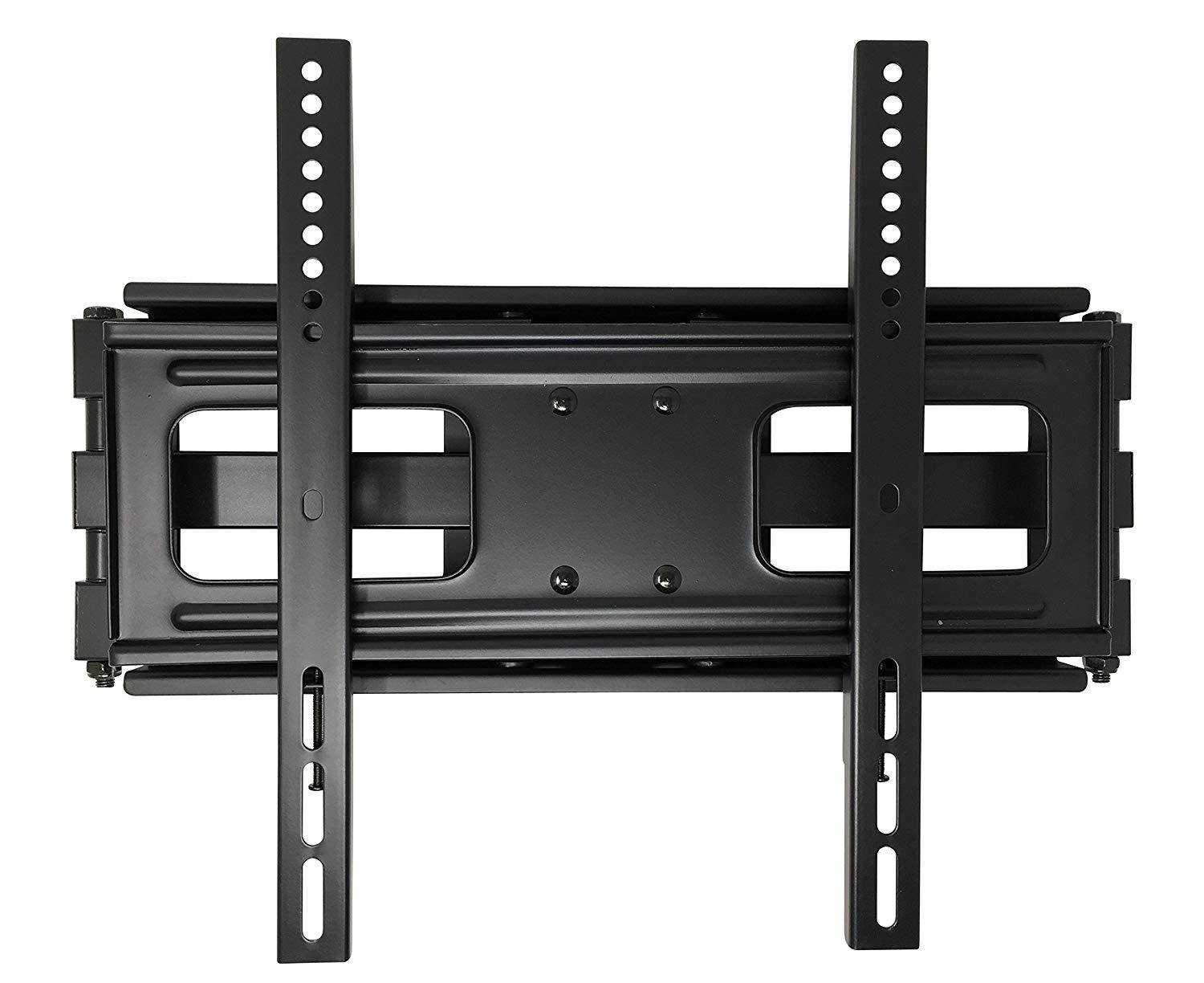Kenuco Heavy Duty Full Motion TV Wall Mount for Most 26"-55" Samsung Sony LG LCD LED Plasma Flat Screen TV Monitor | up to 110 lb | VESA 400x400 | Swivels 180&deg; | Tilts +12&deg; -20&deg; | GMW846
