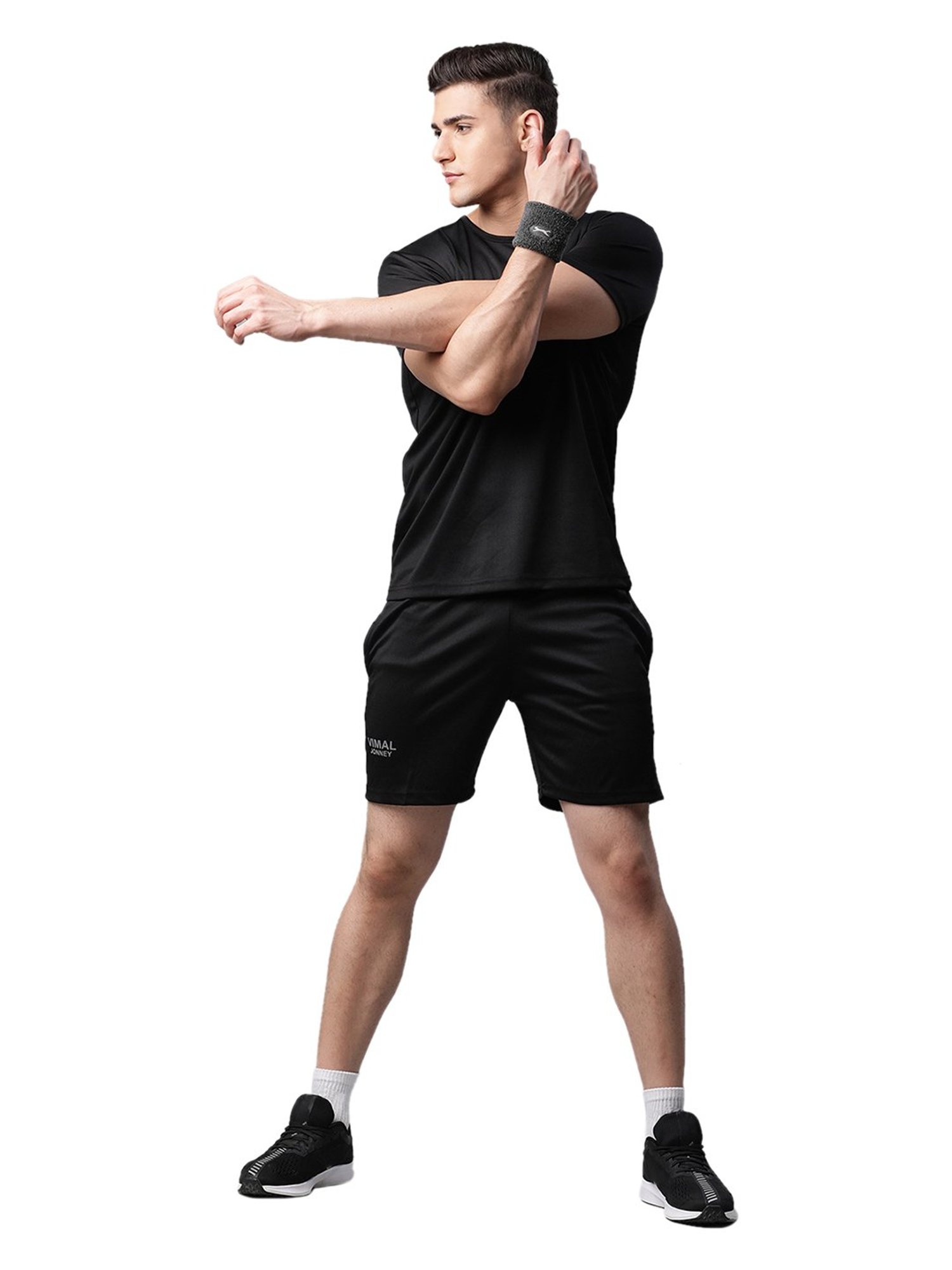 Vimal Jonney Multicolor Slim Fit Shorts - Pack of 3