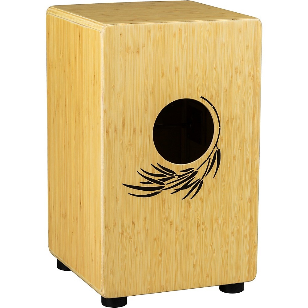 Luna Guitars Bamboo Wood Cajon Natural