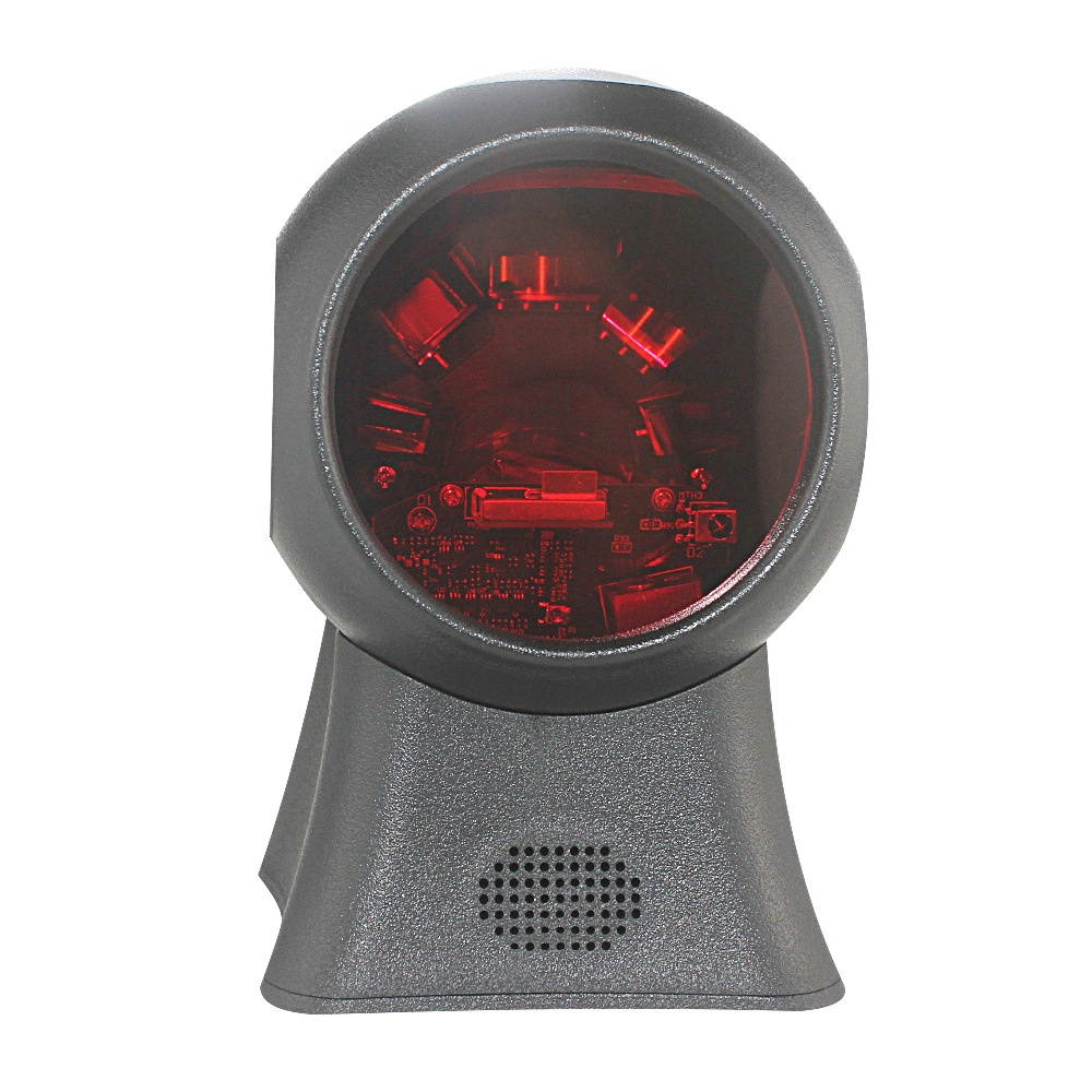 ScanHome SH-7120 Desktop Multi-line 1D Laser Barcode Scanner Omnidirectional Bar Codes Reader Scanning Machine with USB Interface for Supermarket Pharmacy Checkout Scanner White