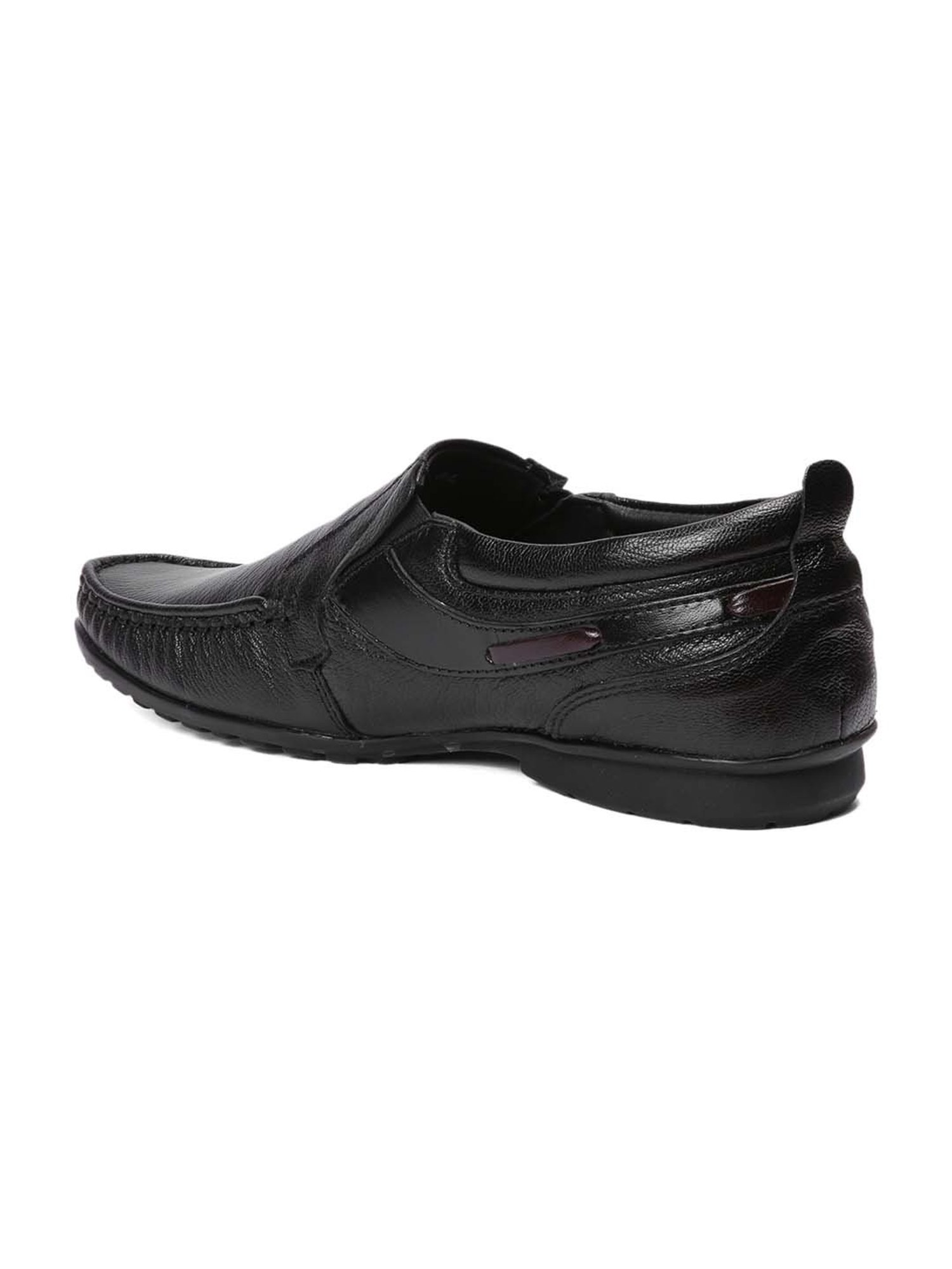 Red Chief Men's Black Formal Slip-Ons