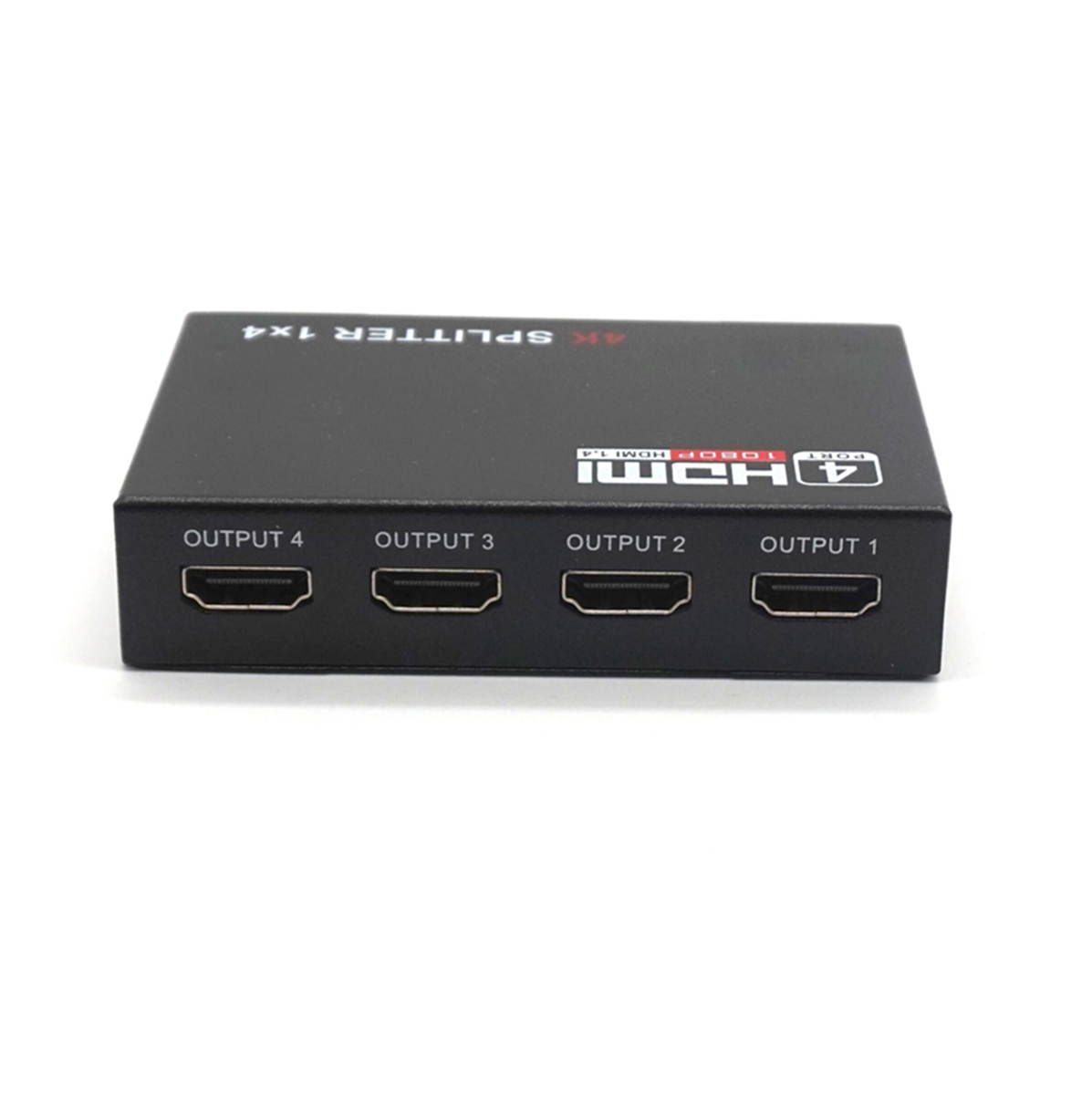 Plugadget HDMI Switcher 1X4 1 In 4 Out HDMI Splitter Amplifier 1X2 1 In 2 Out Support HDCP 1080P 4K/2K 3D For HDTV DVD PS4 Xbox