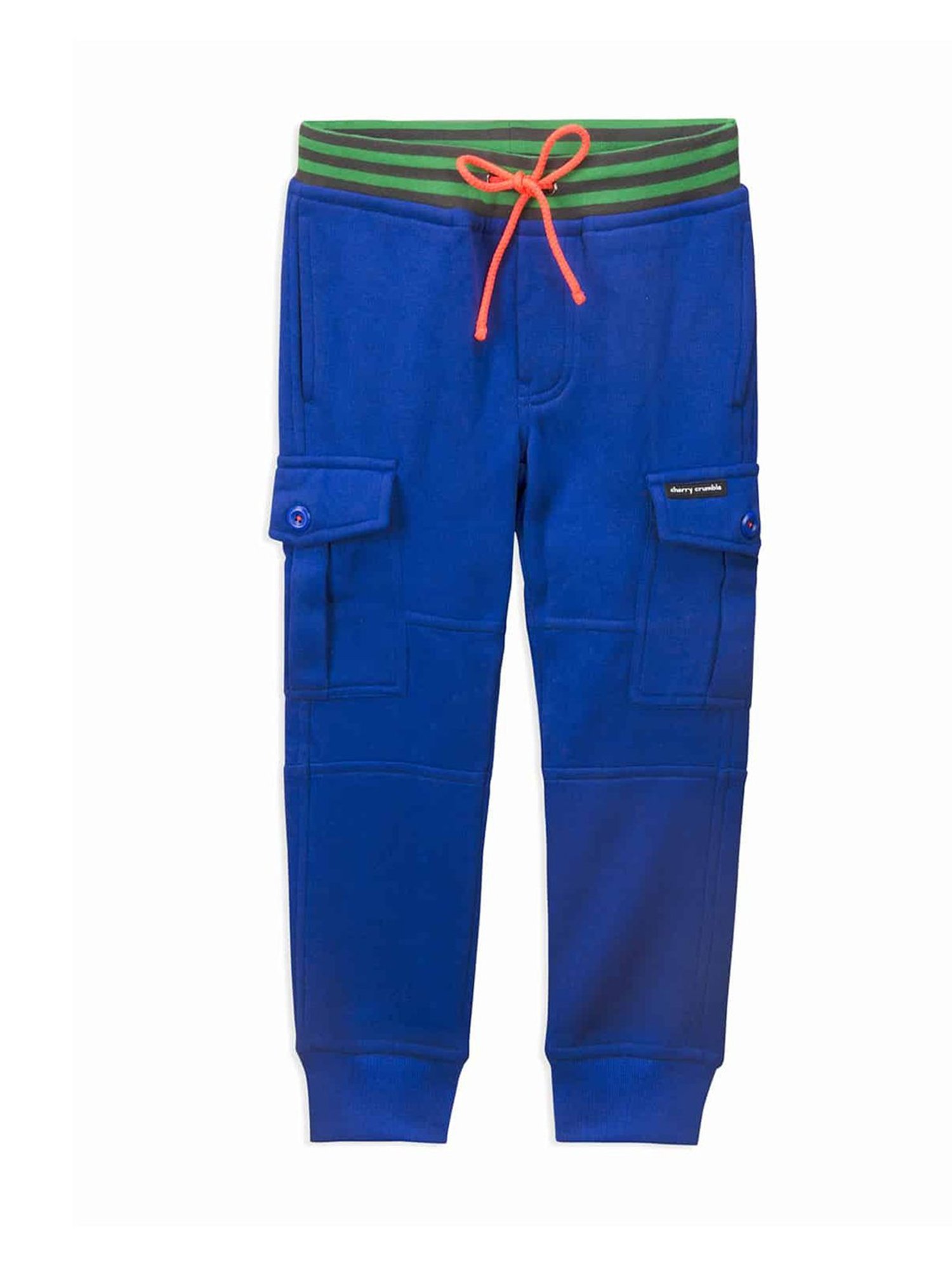 Cherry Crumble By Nitt Hyman Boys Blue Solid Joggers