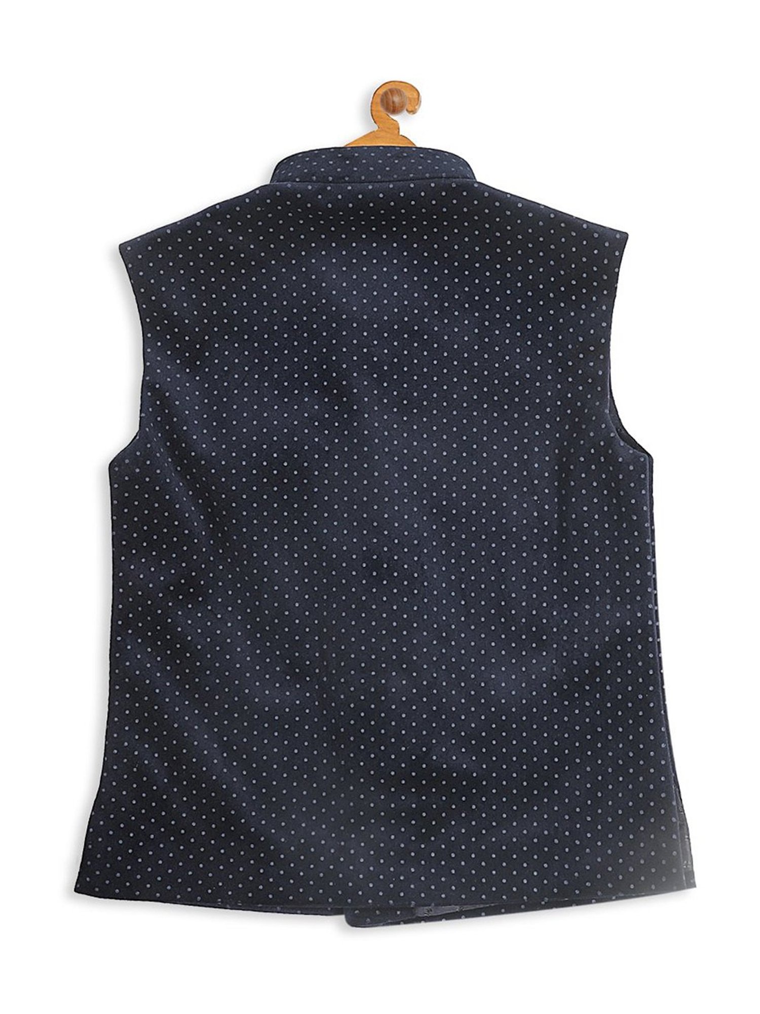 VASTRAMAY SISHU Blue Printed Nehru Jacket