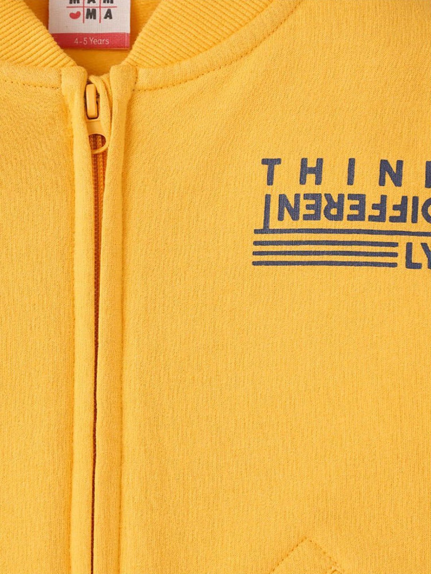 Allen Solly Junior Navy & Green Color Block Full Sleeves Jacket