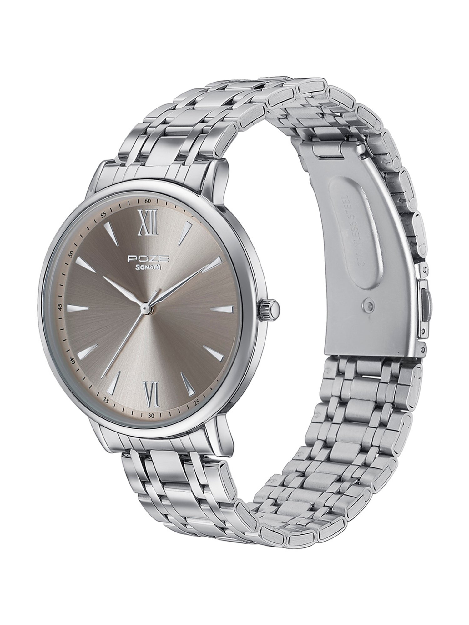 Sonata Poze 3.0 SP70044SM01W Analog Watch for Men