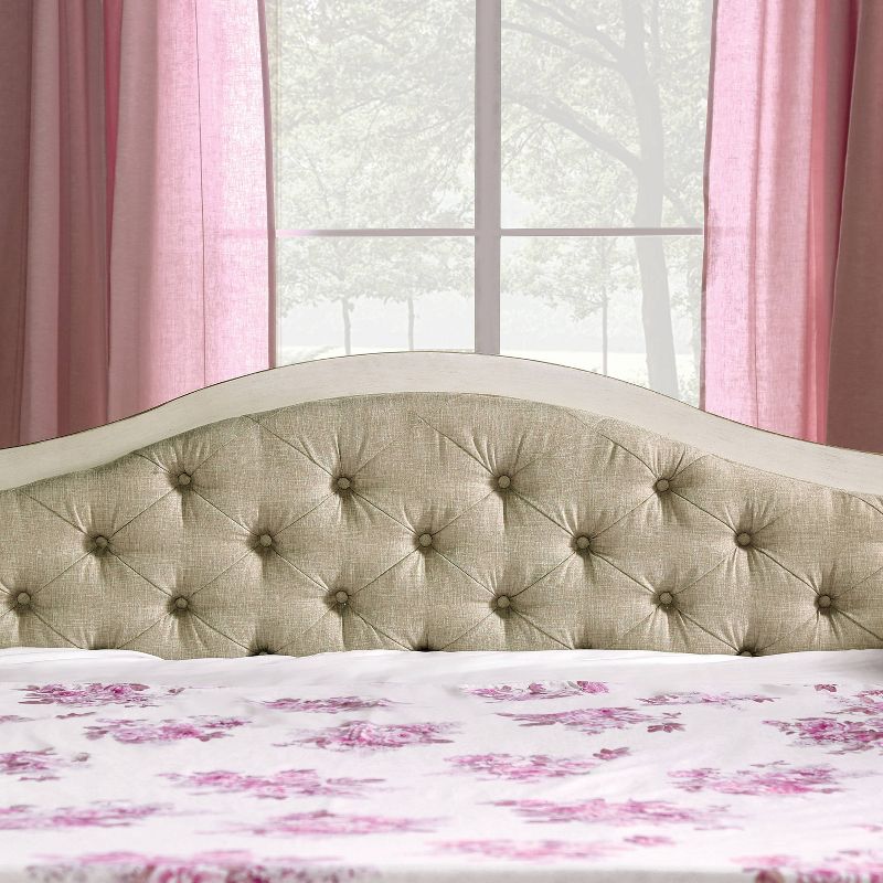 Twin Golar Solid Wood Daybed with Extendable Trundle Antique White - HOMES: Inside + Out