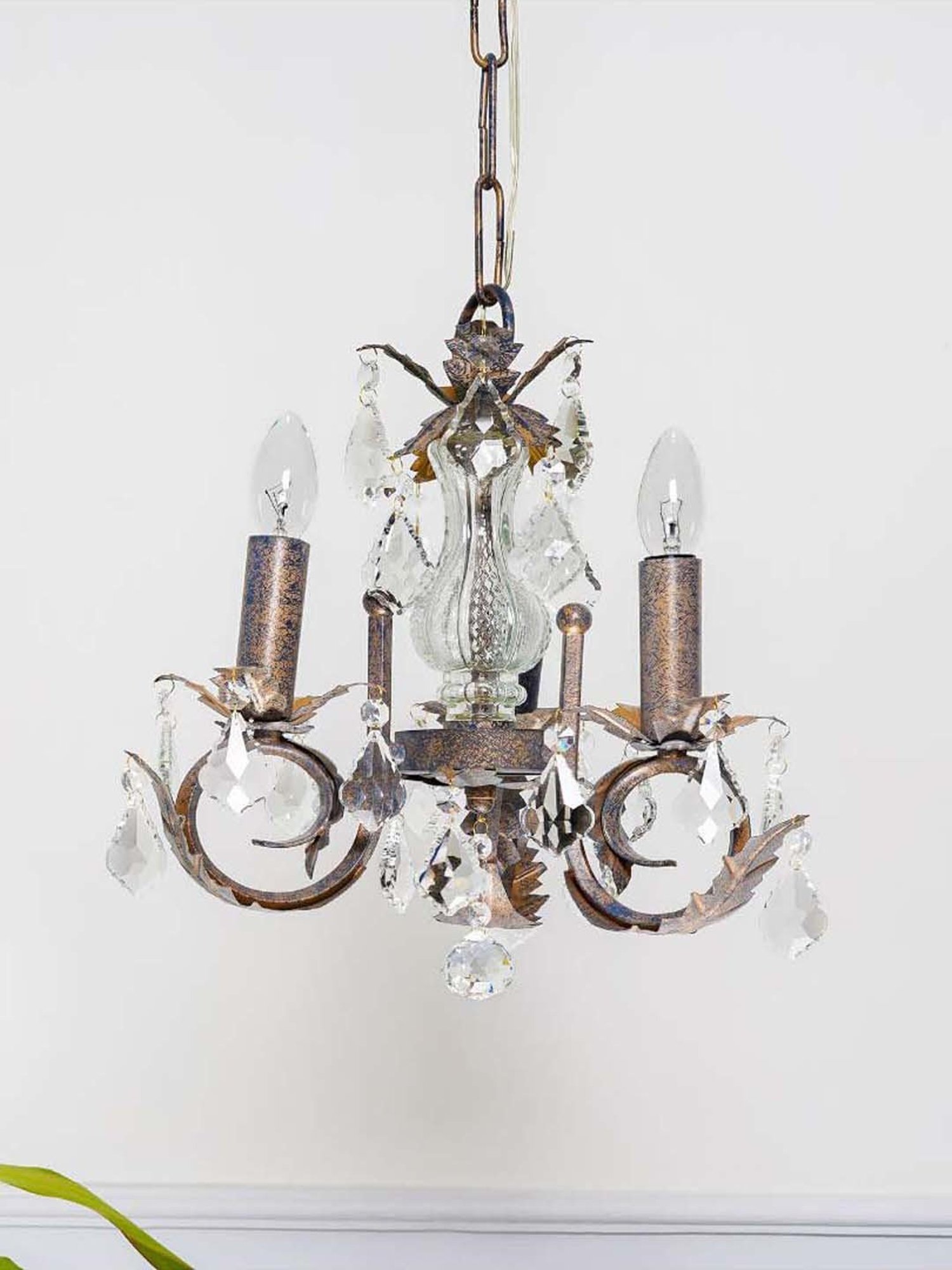 Kapoor Lamp Shades Antique Chrome Metal Medusa 5 Light Chandelier