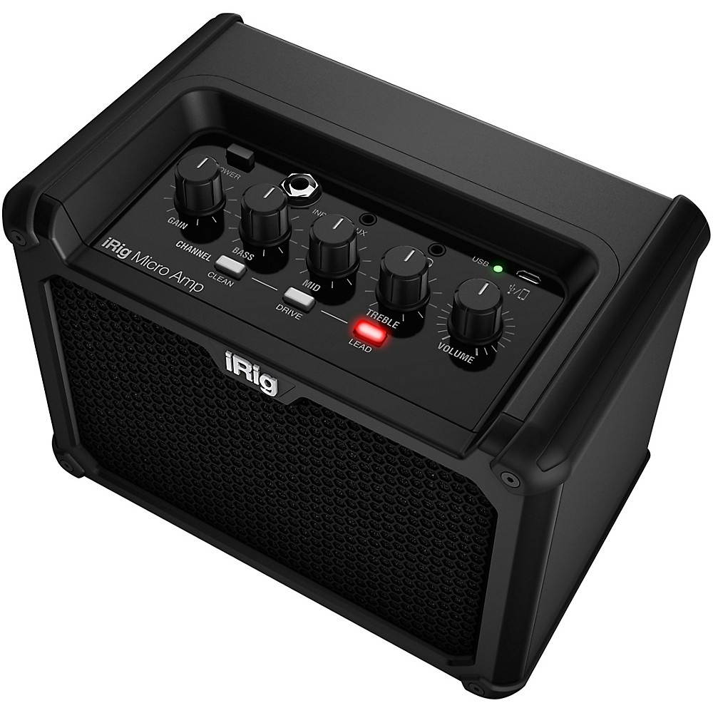 IK Multimedia iRig Micro Amp 15-Watt Guitar Amplifier with Audio Interface