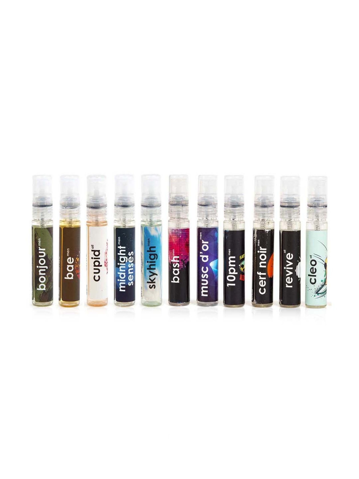 Adiveda Natural Perfume Sample Set of 11 for Men