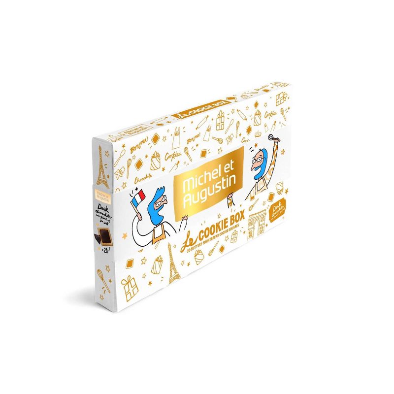 Holiday Cookie Gift Box Dark Chocolate Sea Salt - 20ct