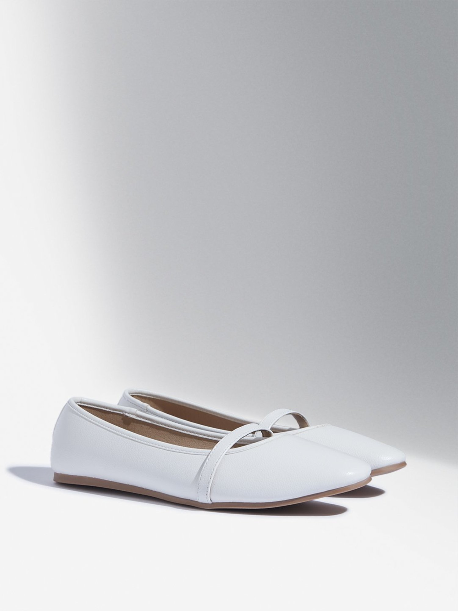 LUNA BLU by Westside White Mary Jane Shoes