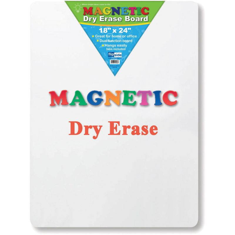 Flipside 10026 - Magnetic Dry Erase Board - Single Sided Board - 18 X 24 - Case Of 12