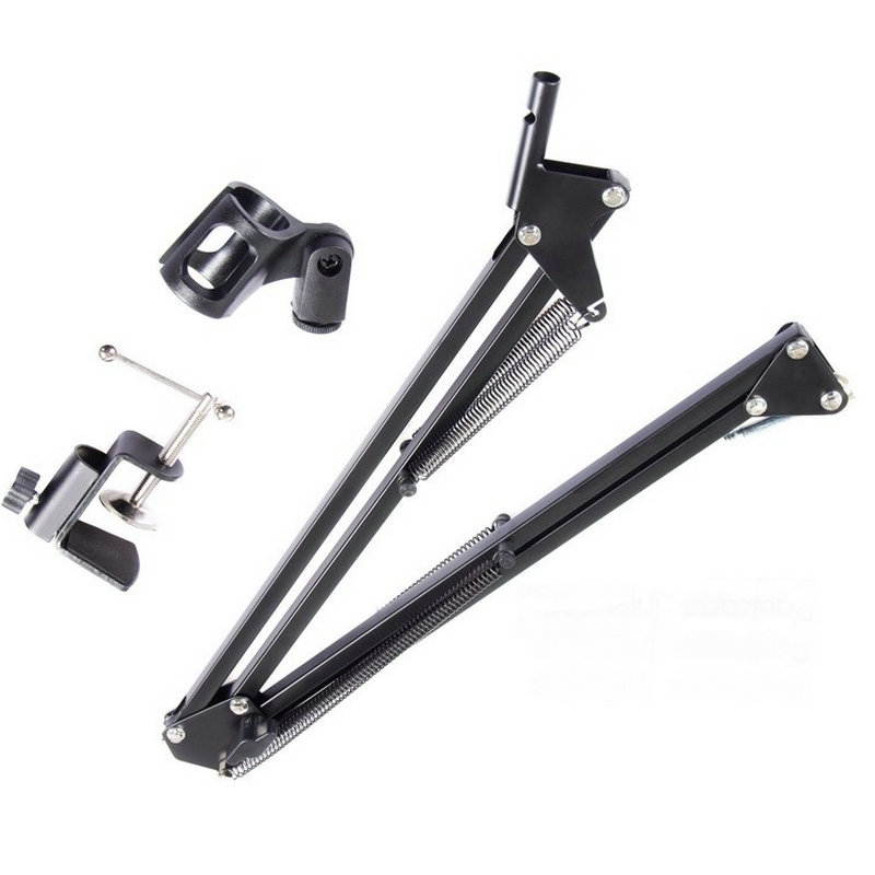 Professional BM800 Condenser Sound Microphone For Recording Kit KTV Karaoke+ Pop Filter +NB35 stand + 48V Phantom Power Supply