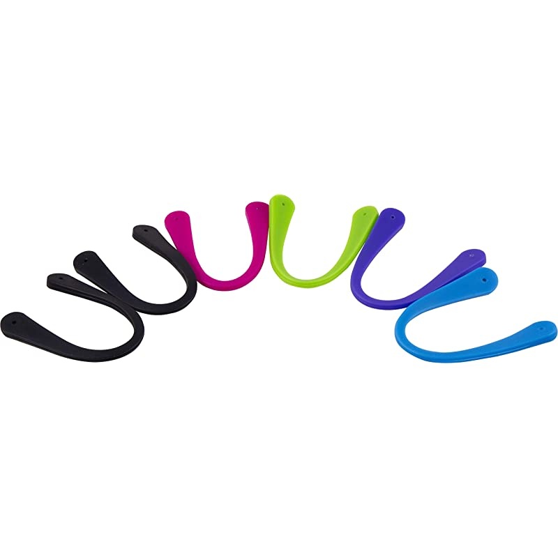 6 Inch Cable Ties 6 Pack Organize Your Cords Travel Accessories Cable Management Flexible Silicone Reusable Use for Charging Cords TV Cables Laptop Cables Assorted Colors 28417