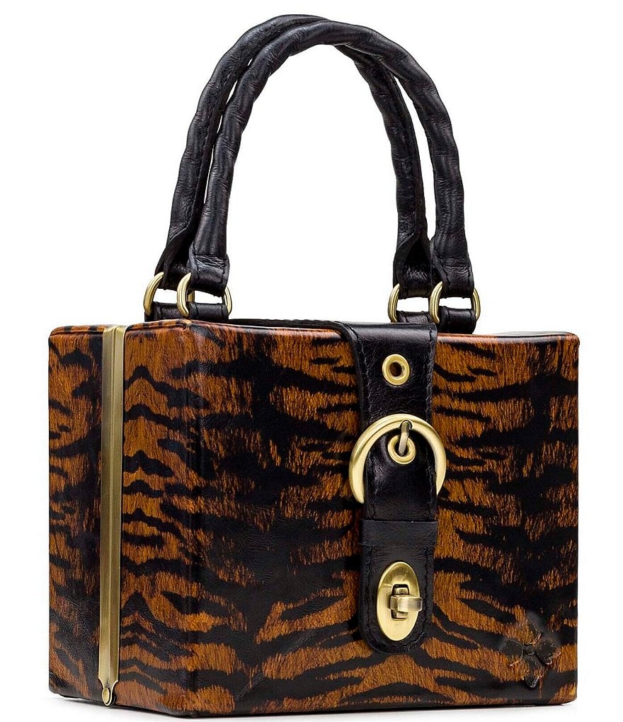 Patricia Nash Tiger Collection Avadi Box Bag